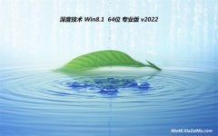 深度技术win8.1 64位 免激活电竞清爽版v2022.09